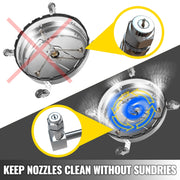 Surface Cleaner 20 inch Flat Surface Cleaner for Pressure Washer 4000psi Pressure with 3/8 Quick Connector V952-QDXDJ20CDJL000001V0