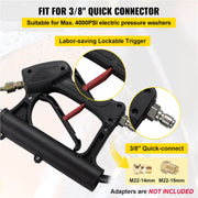 Telescoping Pressure Washer Wand, 20 ft 5-Section Length Adjustable, Max. 4000 PSI Fit for 3/8'' Quick V952-QDXDJYCHHZH20U9C6V0