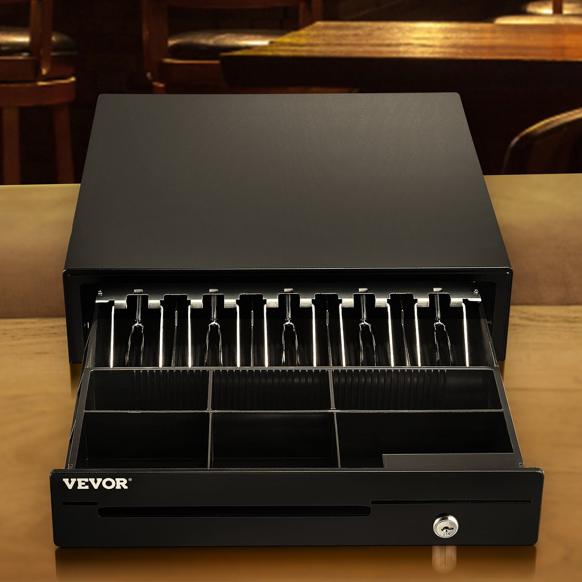 Cash Register Drawer, 16" 12 V, for POS System with 5 Bill 6 Coin Cash Tray, Removable Coin Compartment & 2 V952-QDXXJCTYCWC16LIA2V0