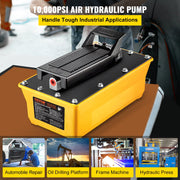 Air Hydraulic Pump, 10,000 PSI Hydraulic Foot Pump, 0.6 Gal Reservoir Foot Operated Air/Hydraulic Pump, with V952-QDYYBHSBD2.3L9FR9V0