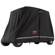 4 Passenger Golf Cart Cover 600D Polyester Waterproof Cover Universal Fits V952-QFBSGEFCZGMD7Y5A6V0