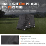 4 Passenger Golf Cart Cover 600D Polyester Waterproof Cover Universal Fits V952-QFBSGEFCZGMD7Y5A6V0