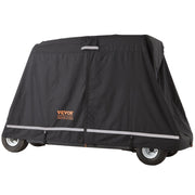 4 Passenger Golf Cart Cover 600D Polyester Waterproof Cover Universal Fits V952-QFBSGEFCZGMD7Y5A6V0