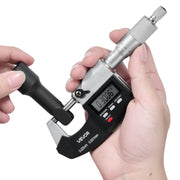 Micrometer Set, Digital Outside Micrometer 0-25.4 mm Measuring Range, 0.001 mm Resolution, Ultra-Precision V952-QFCTZWJQFC01PF0V5001V9