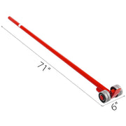 Prylever Bar 3T Capacity Steel Pry Lever Bar Heavy Duty with Wheels Prylever with 1.8 m Length Handle V952-QG3T1.8M000000001V0