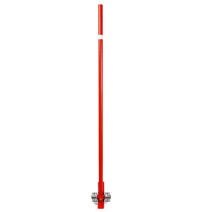 Prylever Bar 3T Capacity Steel Pry Lever Bar Heavy Duty with Wheels Prylever with 1.8 m Length Handle V952-QG3T1.8M000000001V0