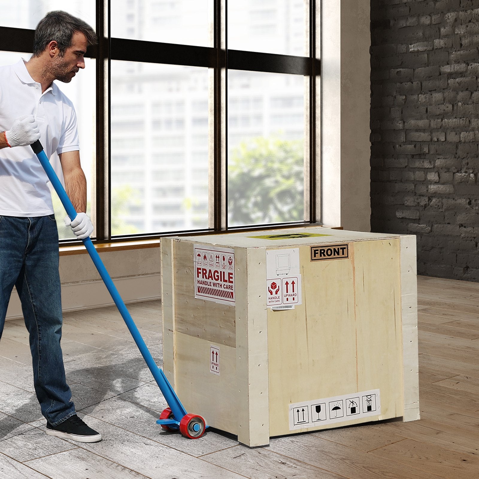 Pallet Buster, 152.4 cm Handle, 4 ton Weight Capacity, Q235 Carbon Steel, Heavy Duty Deck Wrecker Demolition V952-QG6600IBS5INZ47P4V0