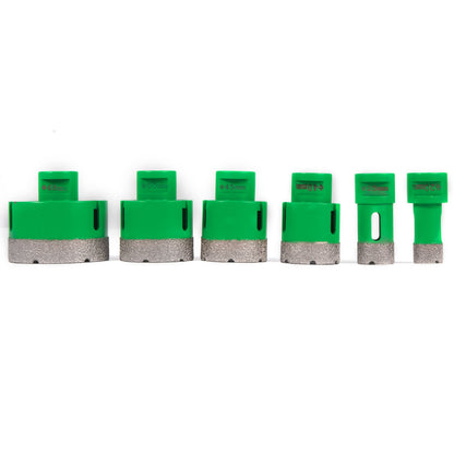 6PCS Diamond Hole Saw Set, Diamond Drill Core Bits with Saw Blade, Heavy Duty Hole Saw Arbor V952-QGJJGSKKQ6JTJ2JP1V0