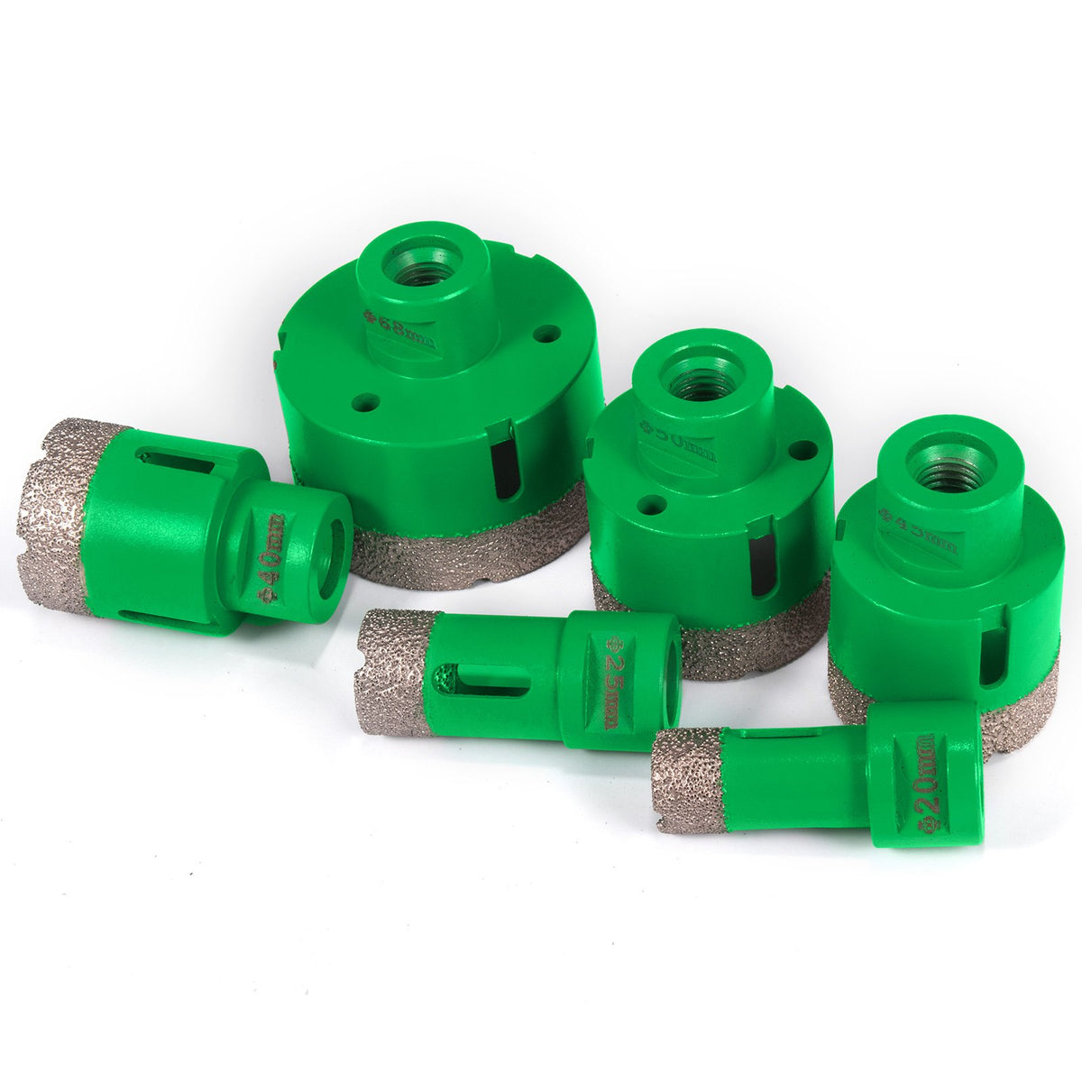 6PCS Diamond Hole Saw Set, Diamond Drill Core Bits with Saw Blade, Heavy Duty Hole Saw Arbor V952-QGJJGSKKQ6JTJ2JP1V0