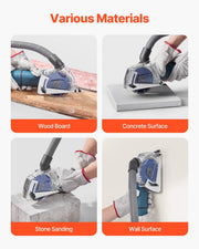 Cutting Dust Shroud for Angle Grinders, 100-125 mm Angle Grinder Dust Shroud with 6 Clamping Washers & 125 mm V952-QGKFCZQGKTMXX8UN9001V0