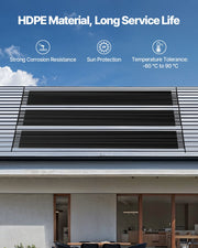Solar Pool Heater 1235 x 7340mm Aboveground & Inground Pool Heating System V952-QGKWXEPDM1J4VU9AN001V0