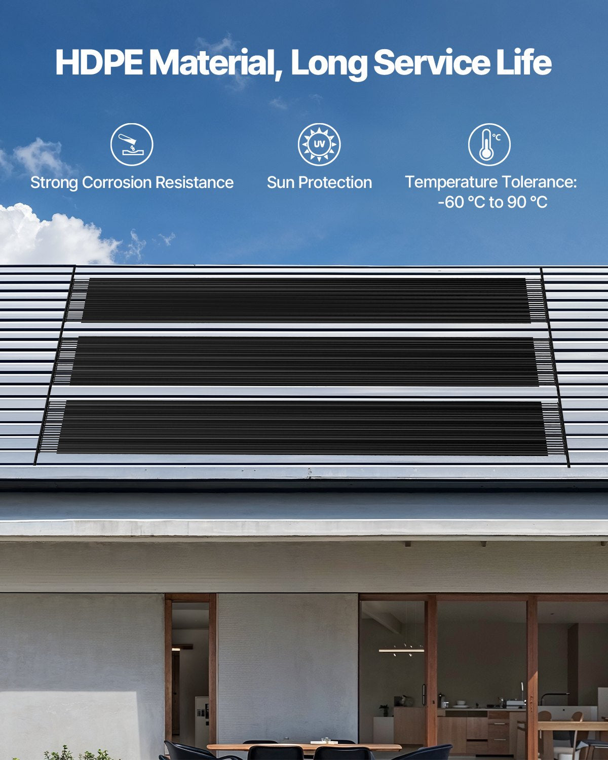 Solar Pool Heater 1235 x 7340mm Aboveground & Inground Pool Heating System V952-QGKWXEPDM1J4VU9AN001V0