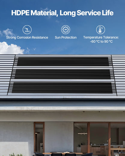 Solar Pool Heater 1235 x 7340mm Aboveground & Inground Pool Heating System V952-QGKWXEPDM1J4VU9AN001V0