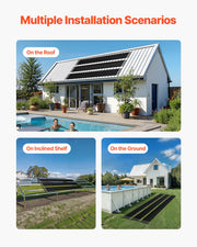 Solar Pool Heater 1235 x 7340mm Aboveground & Inground Pool Heating System V952-QGKWXEPDM1J4VU9AN001V0