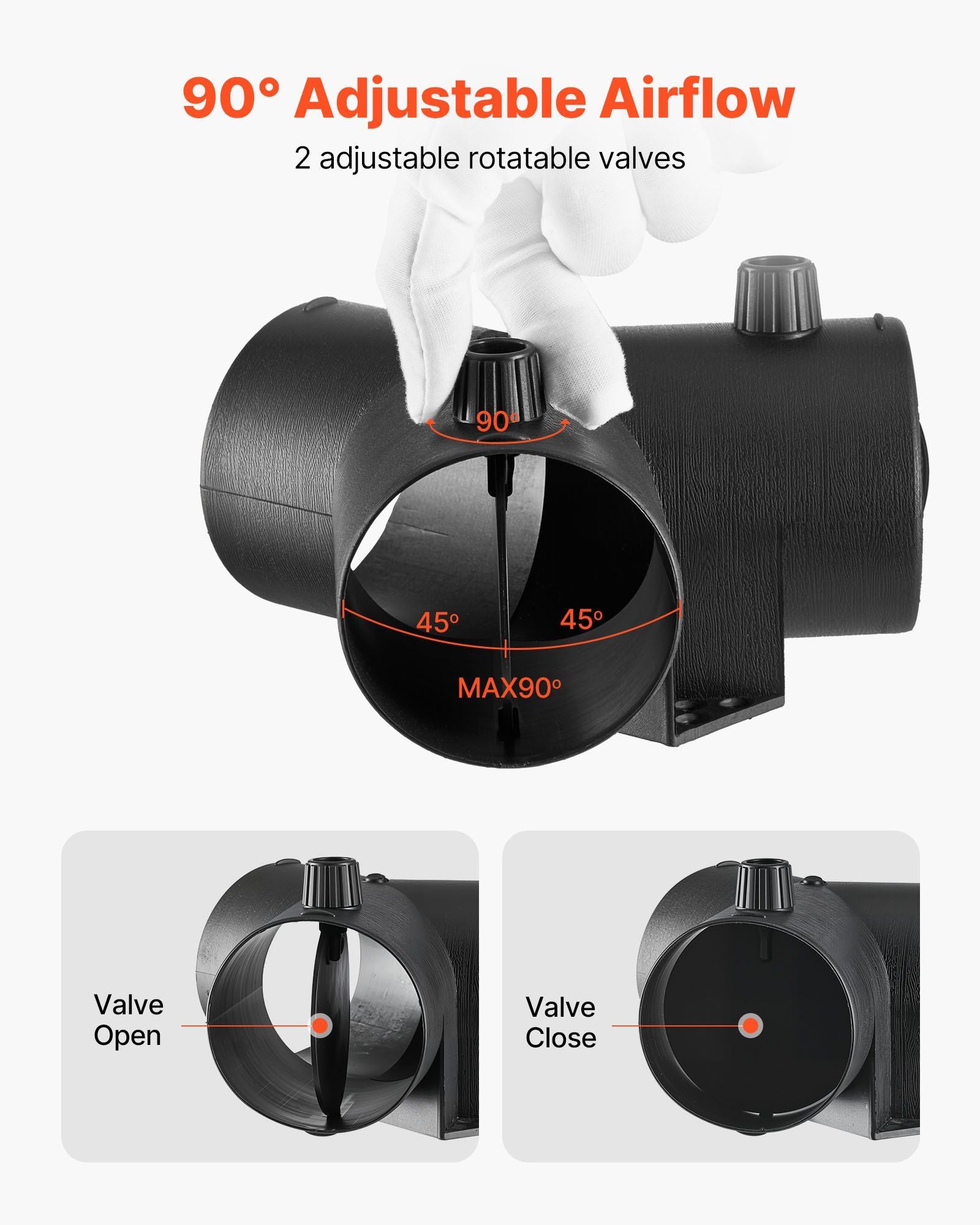 Diesel Heater Connector, 75mm Diesel Heater Duct Connector Accessories, 3-Way Y Branch Diesels Heaters Air V952-QGPJCFGLJQSTU3AUI001V0