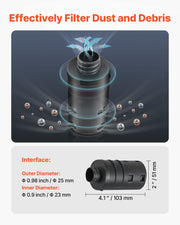 Diesel Heater Intake Pipe Kit, 25mm Car Air Parking Heater Ducting Pipe Hose Tube, Stretchable & Bendable Car V952-QGPJJQGJQGTJ0XPWS001V0