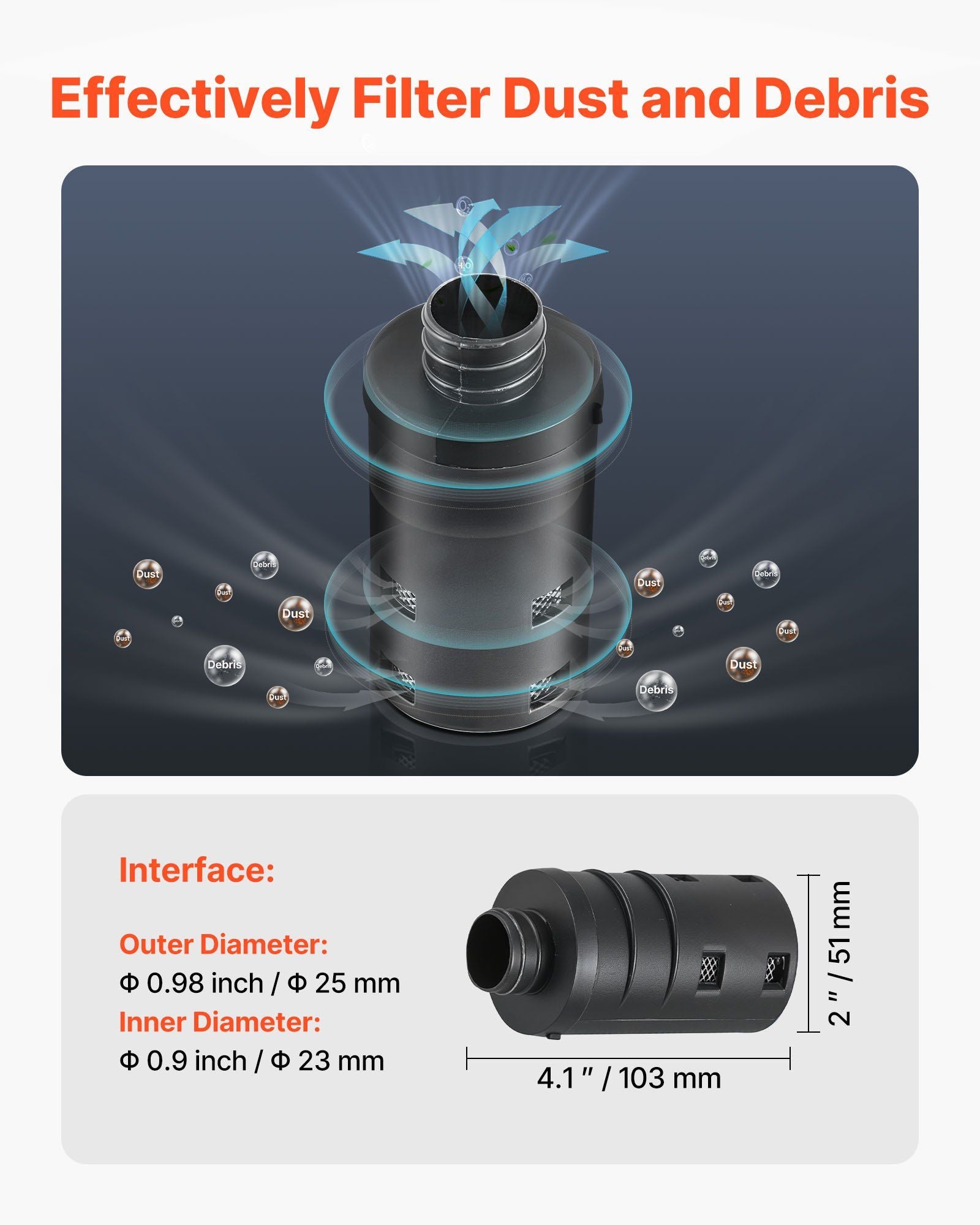 Diesel Heater Intake Pipe Kit, 25mm Car Air Parking Heater Ducting Pipe Hose Tube, Stretchable & Bendable Car V952-QGPJJQGJQGTJ0XPWS001V0