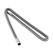 Exhaust Hose, 1490mm Stainless Steel Exhausts Hose, Diesel Heater Flexible Exhaust Pipe with 2 Hose Clamps, V952-QGPJPQGPQGYTIZR3A001V0