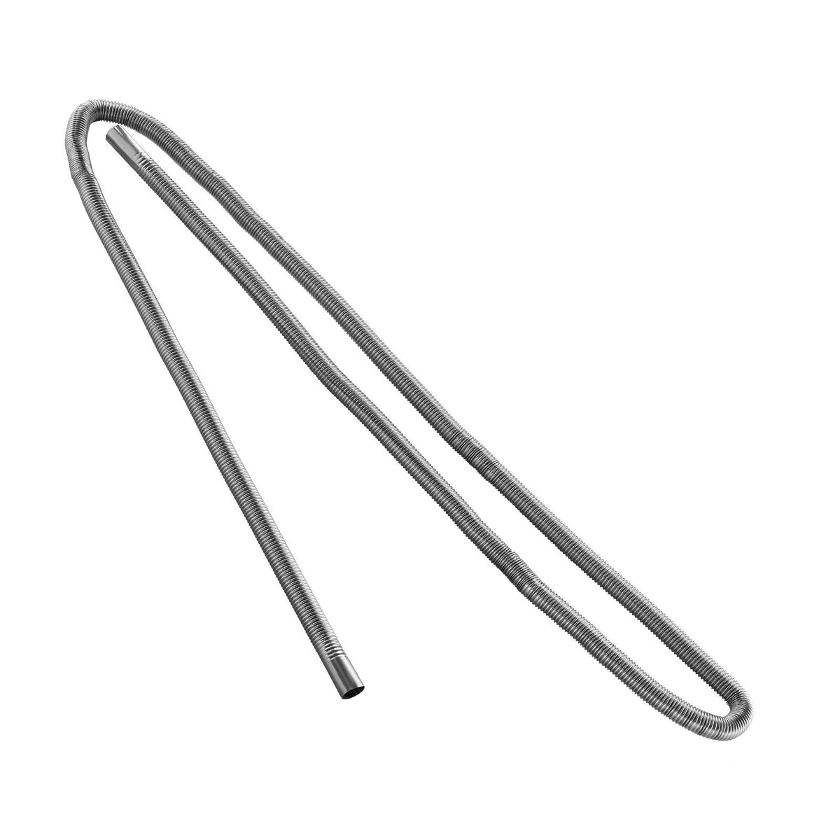 Exhaust Hose, 3000mm Stainless Steel Exhausts Hose, Diesel Heater Flexible Exhaust Pipe with 2 Hose Clamps, V952-QGPJPQGPQGYTJDRNG001V0