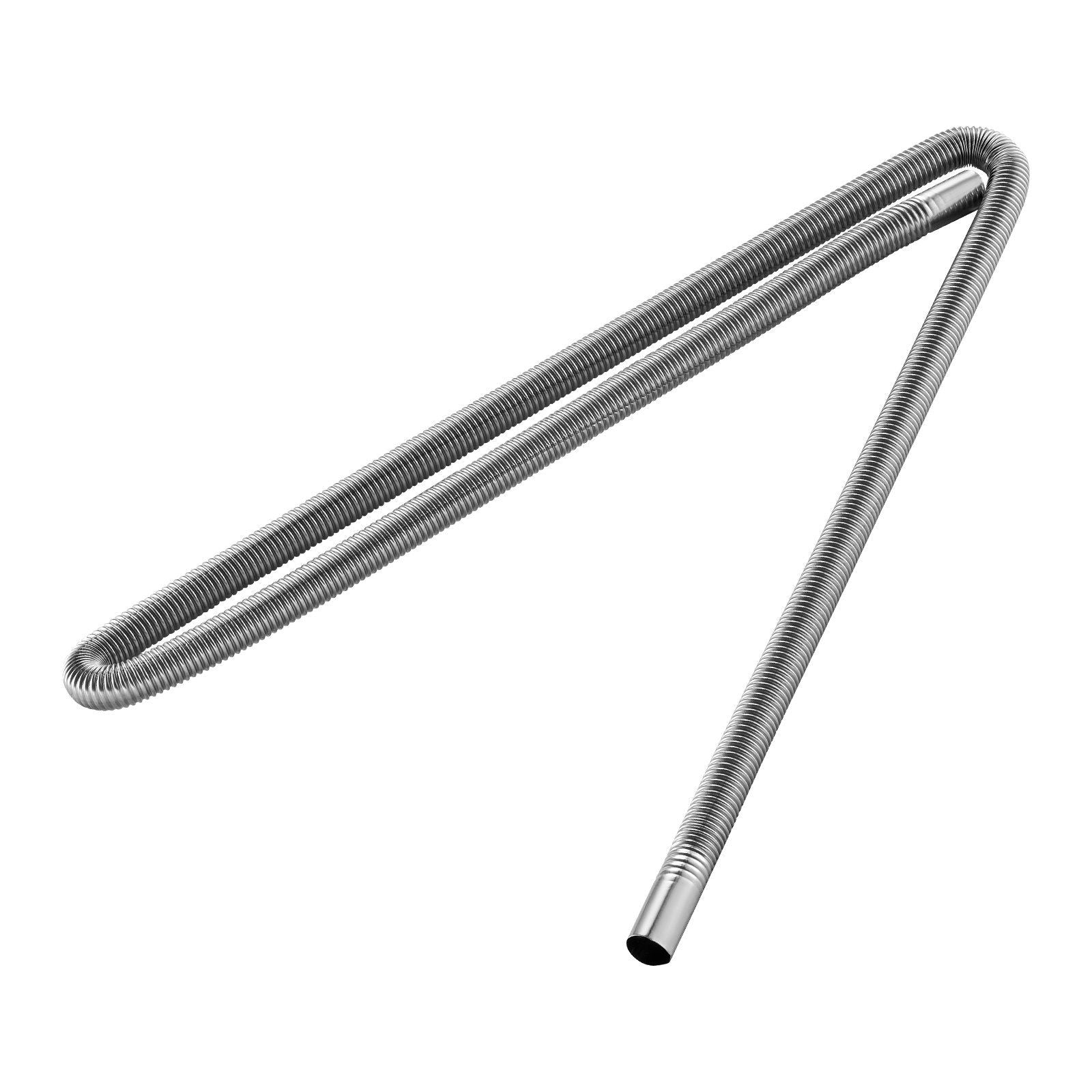 Exhaust Hose, 1980mm Stainless Steel Exhausts Hose, Diesel Heater Flexible Exhaust Pipe with 2 Hose Clamps, V952-QGPJPQGPQGYTS66S4001V0