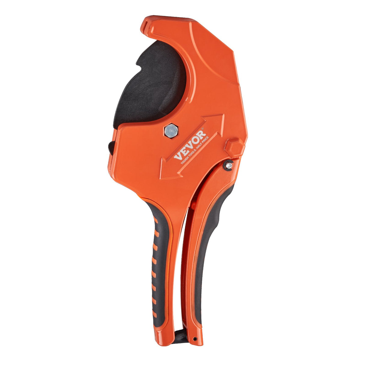 PVC Pipe Cutter, 0-2-1/2" O.D. Ratcheting PVC Pipe Cutter, Heavy Duty Tube Cutting Tool with Spare SK5 Blade V952-QGQPPVC2121PVQFI9V0