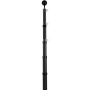 25FT Telescopic Flagpole Kit, Heavy Duty Aluminum Alloy Flag Pole Kit in Ground for Outside, 3 Display Modes V952-QGTJHS25YCSSO5E4YV0