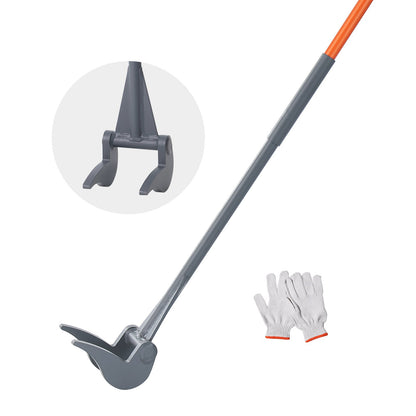 Pallet Buster, 50'' Carbon Steel Handle Wrecking Pry Bar, 2000 lbs Weight Capacity, Heavy Duty Deck Board V952-QGWW45INCH4IACX9EV0