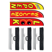 Open Flags for Business Advertising Feather Flag Kit Open Look Welcome V952-QGYMQGQWAOPP37QX0V0