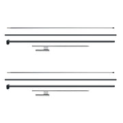 Feather Flag Pole Kit, 2 Packs Swooper Flag Pole 12.7 ft, Sign Flag Poles for Business Advertising Flags V952-QGYMQJGZ34M24YJ92V0