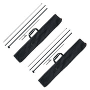 Feather Flag Pole Kit, 2 Packs Swooper Flag Pole 12.7 ft, Sign Flag Poles for Business Advertising Flags V952-QGYMQJGZ34M24YJ92V0