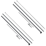Feather Flag Pole Kit, 2 Packs Swooper Flag Pole 12.7 ft, Sign Flag Poles for Business Advertising Flags V952-QGYMQJGZ34M24YJ92V0