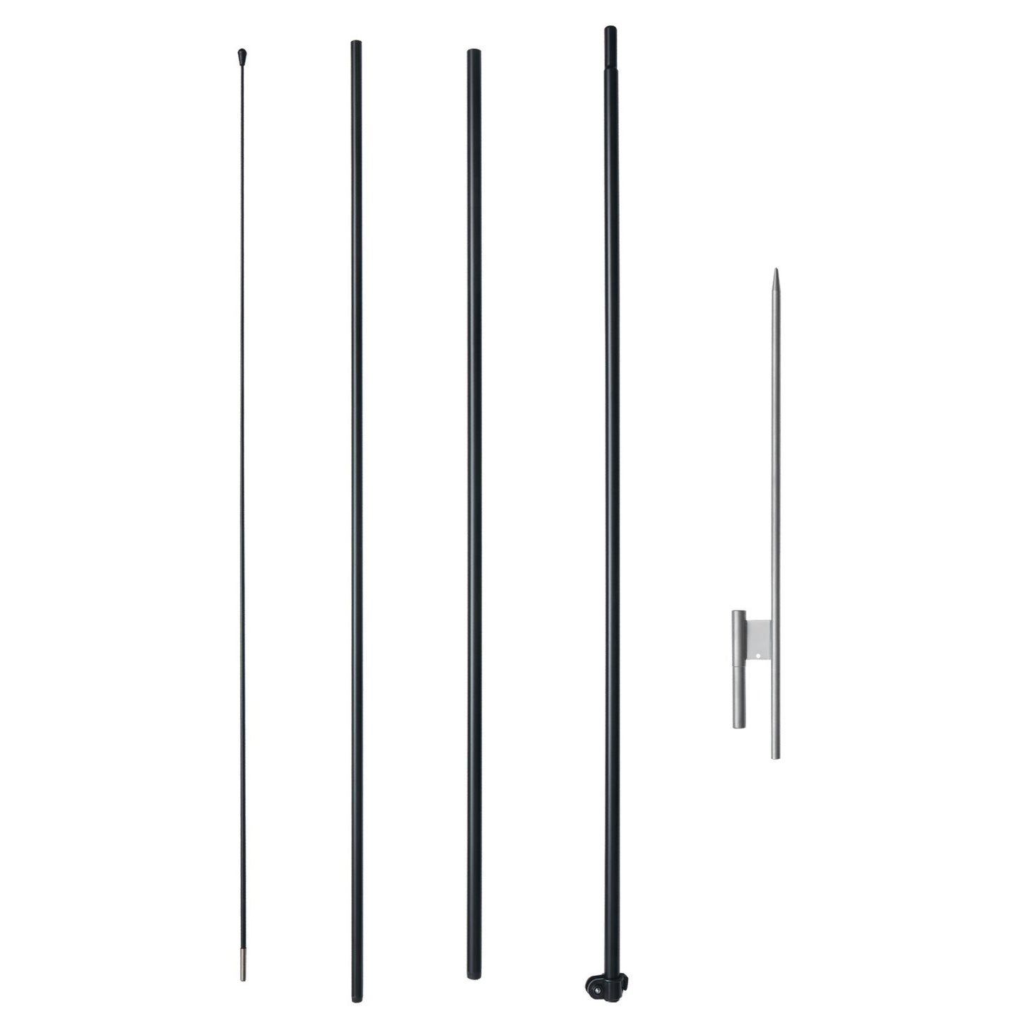Feather Flag Pole Kit, Swooper Flag Pole Set 16.3 ft, Sign Flag Poles for Business Advertising Flags Outdoor, V952-QGYMQJGZ45M1ZIWYGV0