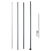 Feather Flag Pole Kit, Swooper Flag Pole Set 16.3 ft, Sign Flag Poles for Business Advertising Flags Outdoor, V952-QGYMQJGZ45M1ZIWYGV0