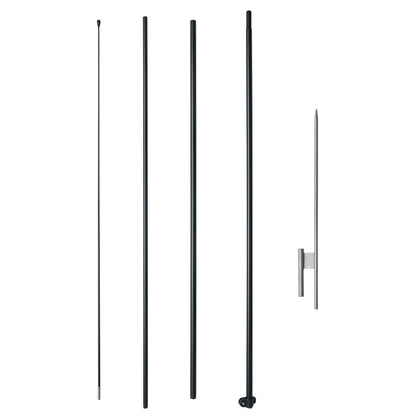 Feather Flag Pole Kit, Swooper Flag Pole Set 16.3 ft, Sign Flag Poles for Business Advertising Flags Outdoor, V952-QGYMQJGZ45M1ZIWYGV0