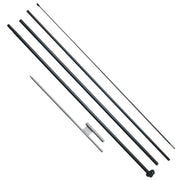 Feather Flag Pole Kit, Swooper Flag Pole Set 16.3 ft, Sign Flag Poles for Business Advertising Flags Outdoor, V952-QGYMQJGZ45M1ZIWYGV0