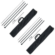 Feather Flag Pole Kit 2 Packs Swooper Flag Pole 16.3 ft with Ground Stakes V952-QGYMQJGZ45M2VXKTYV0