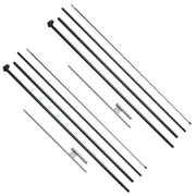 Feather Flag Pole Kit 2 Packs Swooper Flag Pole 16.3 ft with Ground Stakes V952-QGYMQJGZ45M2VXKTYV0