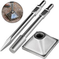 Jack Hammer 1-1/8 Tamper Shank, Dirt Tamper 6x6 Compactor Plate with Electric Chisel Dirt Compactor, V952-QJDCYSJHB150X1501V0