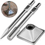 Jack Hammer 1-1/8 Tamper Shank, Dirt Tamper 6x6 Compactor Plate with Electric Chisel Dirt Compactor, V952-QJDCYSJHB150X1501V0