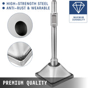 Jack Hammer 1-1/8 Tamper Shank, Dirt Tamper 6x6 Compactor Plate with Electric Chisel Dirt Compactor, V952-QJDCYSJHB150X1501V0