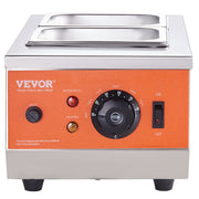 Chocolate Tempering Machine, 2 Tanks Chocolate Melting Pot with TEMP Control, 800W Stainless Steel Electric V952-QKLR9800W3042CKX1V3