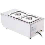 Chocolate Tempering Machine, 2 Tanks Chocolate Melting Pot with TEMP Control, 800W Stainless Steel Electric V952-QKLR9800W3042CKX1V3