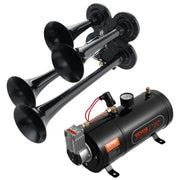 Train Horns Kit, 4 Trumpet Air Horn Kit, 150dB Train Horns for Pickup Trucks, 12V 120 psi Air Compressor 0.8 V952-QLBYCQGTZ3L1Y5P6PV9