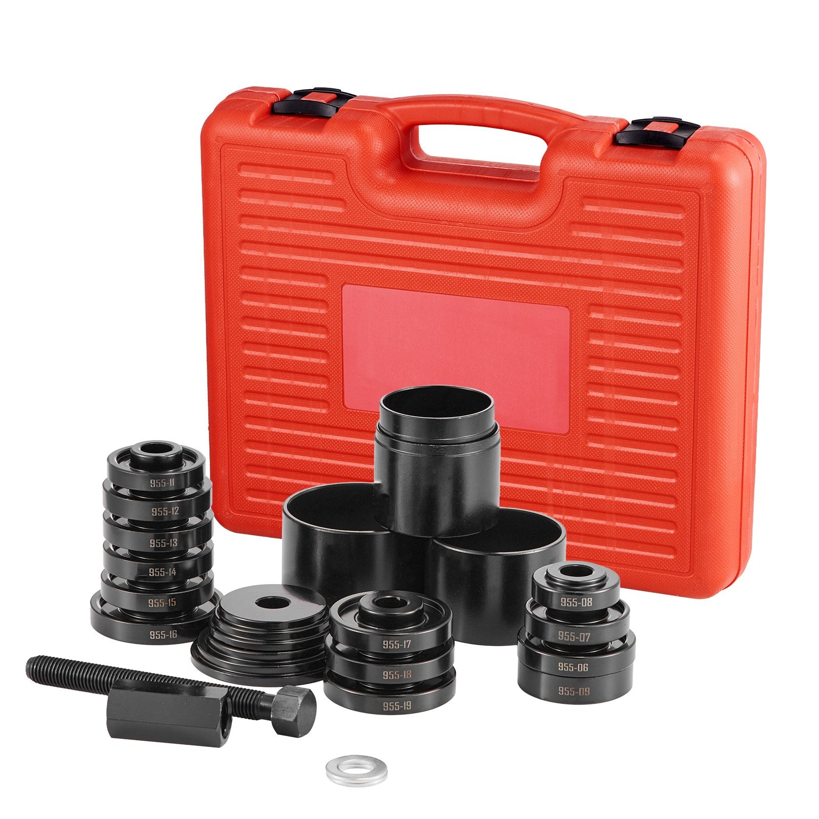 Wheel Bearing Press Kit, 23 PCS FWD Bearing Puller Tools, for Front Wheel Drive Bearing Removal and V952-QLQDZCLBQ23POOGIK001V0