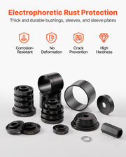 Wheel Bearing Press Kit, 23 PCS FWD Bearing Puller Tools, for Front Wheel Drive Bearing Removal and V952-QLQDZCLBQ23POOGIK001V0