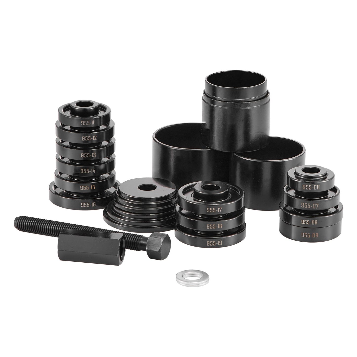 Wheel Bearing Press Kit, 23 PCS FWD Bearing Puller Tools, for Front Wheel Drive Bearing Removal and V952-QLQDZCLBQ23POOGIK001V0