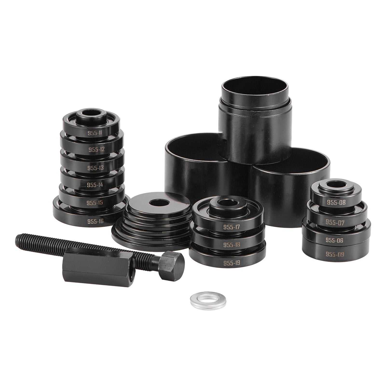 Wheel Bearing Press Kit, 23 PCS FWD Bearing Puller Tools, for Front Wheel Drive Bearing Removal and V952-QLQDZCLBQ23POOGIK001V0