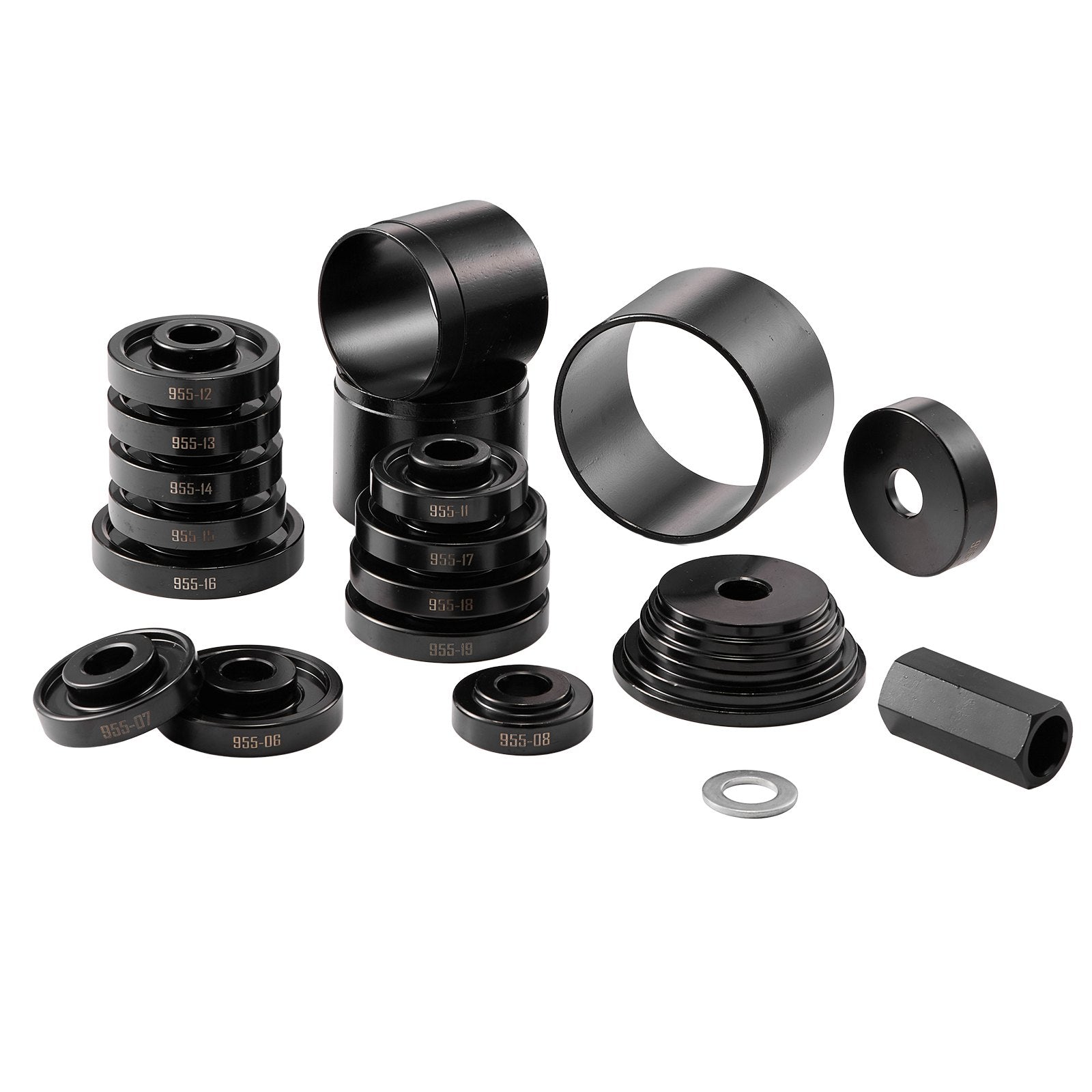 Wheel Bearing Press Kit, 23 PCS FWD Bearing Puller Tools, for Front Wheel Drive Bearing Removal and V952-QLQDZCLBQ23POOGIK001V0