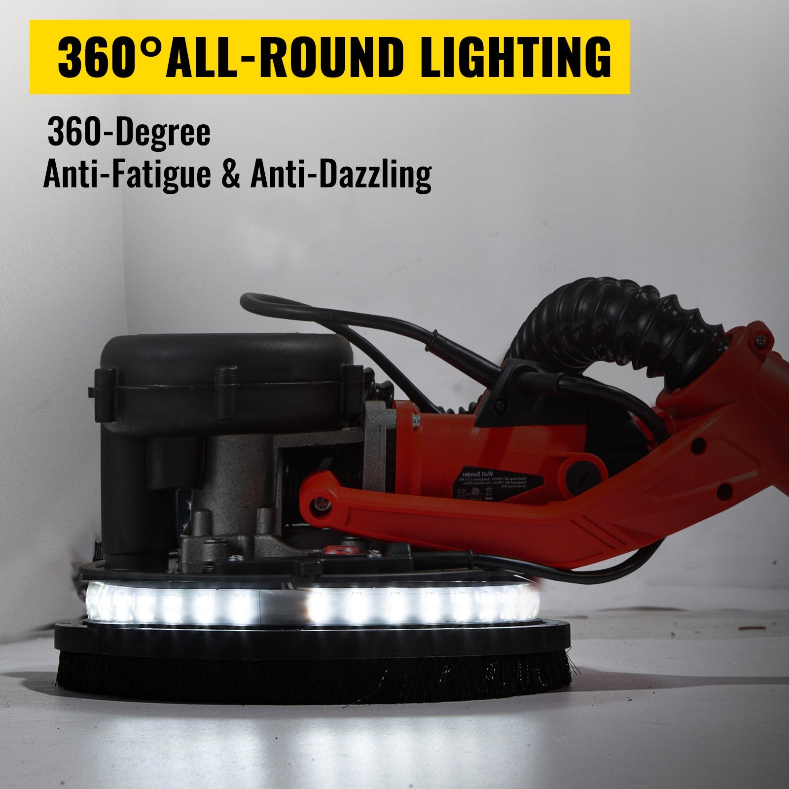 Drywall Sander 750W, Electric Drywall Sander, Foldable Sheetrock Sander, with Telescope Handle, Electric V952-QMDMJ750WZDZKDDD1V3