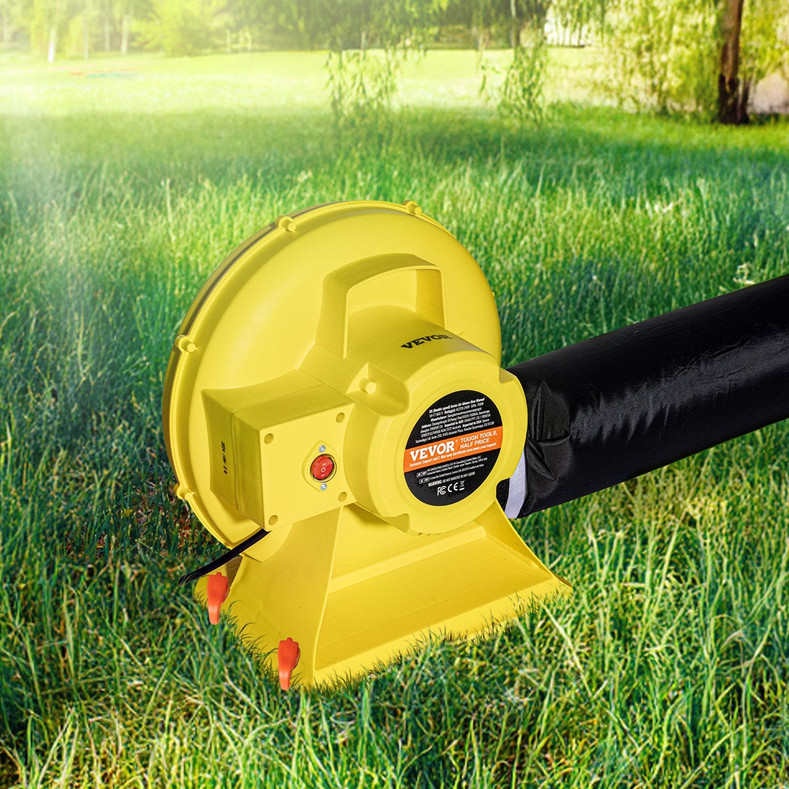 Inflatable Bounce House Blower 0.8&1HP 750W for Commercial Bounce House V952-QMFJ680W2D3M1ADWMV3
